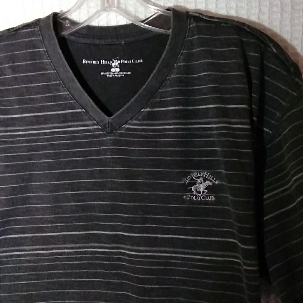 Gray polo shirt